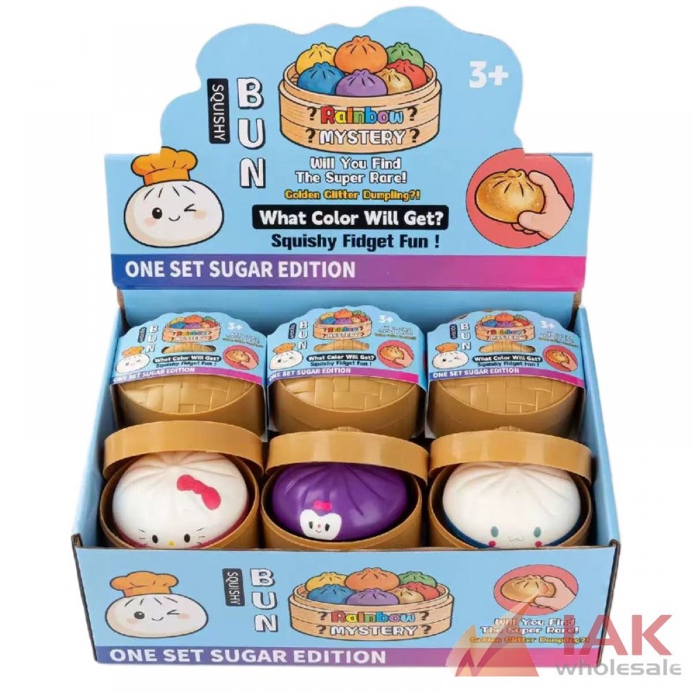 Squishy Mystery Box Bun 12CT