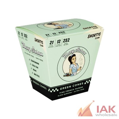 Blazy Susan Green Shorty Pre-Rolled Cones 53MM 12PK 21CT