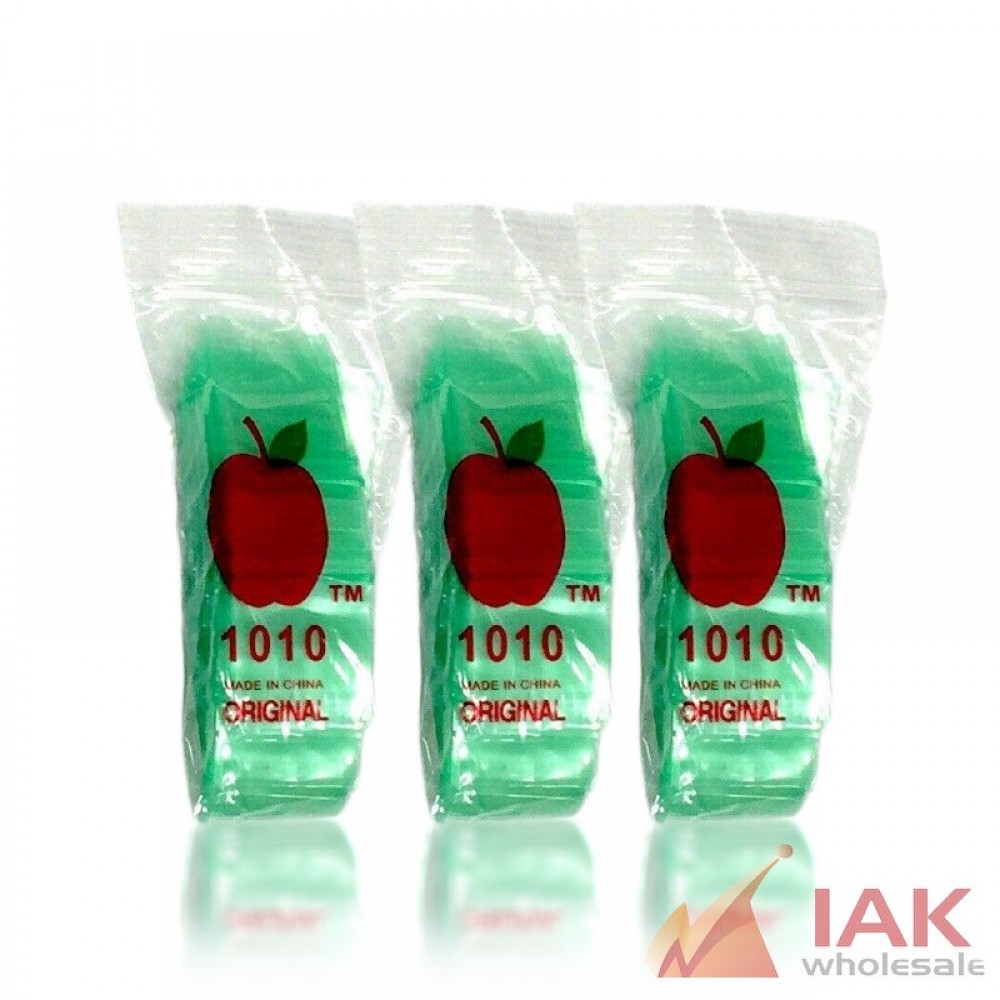 Apple Baggies 1010 Mini Resealable Bags 100PK 10CT