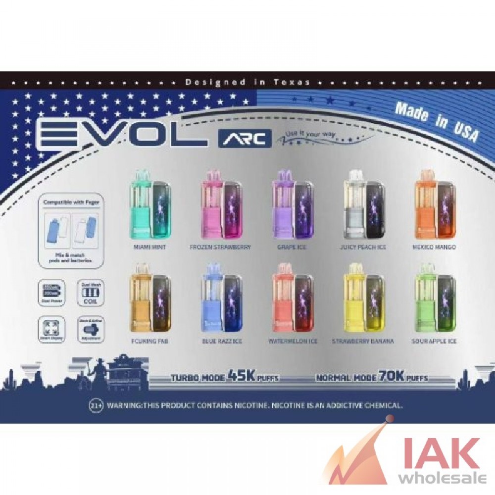 EVOL ARC 70K Disposable Pod 90ML 5CT