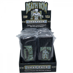 Death Row Records Snap Pack Elastic Triple Stash Pack Display of 12
