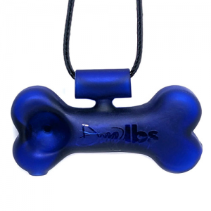 Dogg lbs 3" Mini Dogg Bone Hand Pipe Necklace - Blue