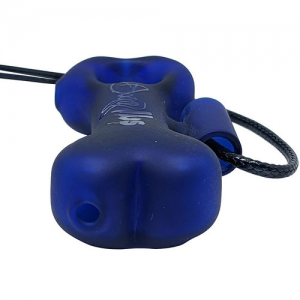 Dogg lbs 3" Mini Dogg Bone Hand Pipe Necklace - Blue