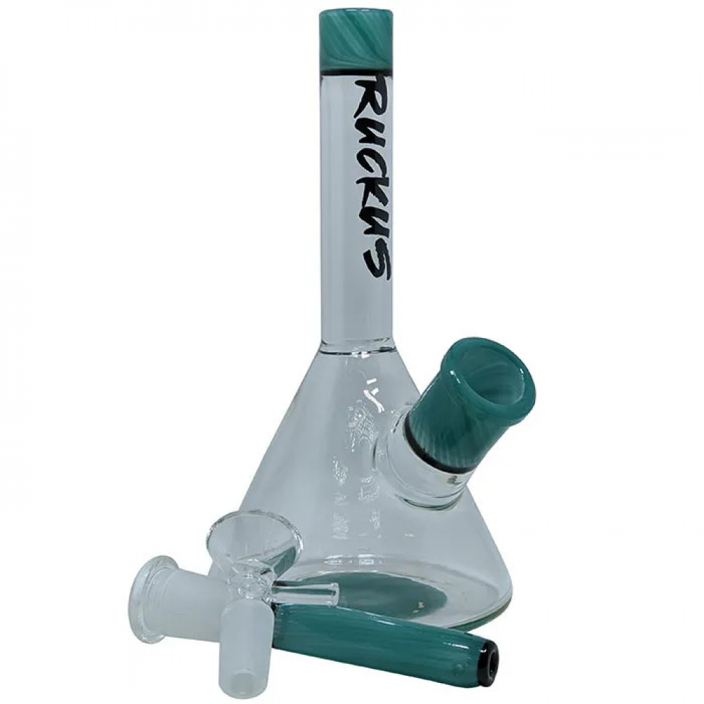 Ruckus 7" Assorted US Color Beaker Water Pipe with 14M Bowl