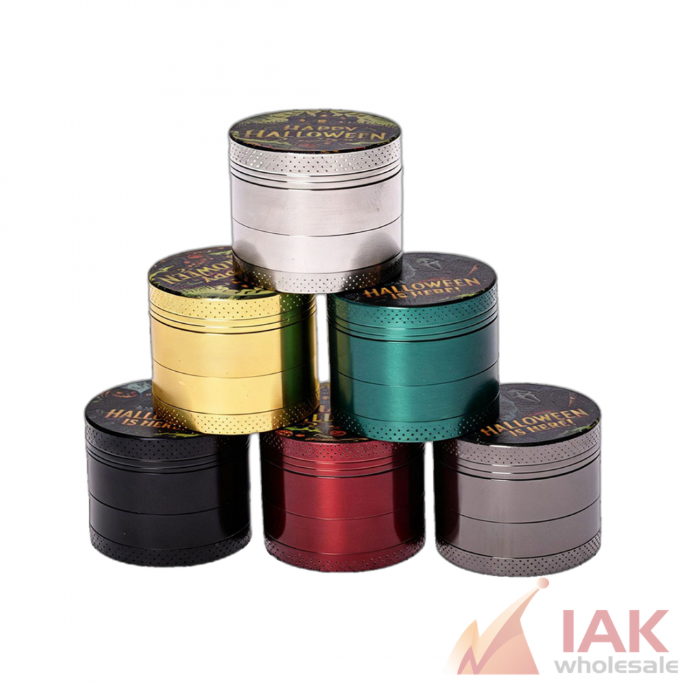 1.6IN Halloween Uv Print 4PC Grinder 12CT