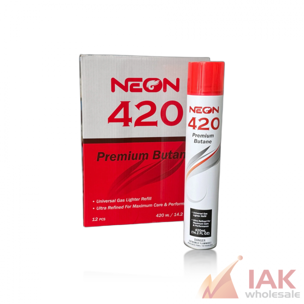 Neon Butane Premium 420ml 12CT