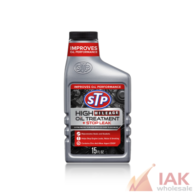 Stp High Mileage Oil Treatment 15oz 6ct