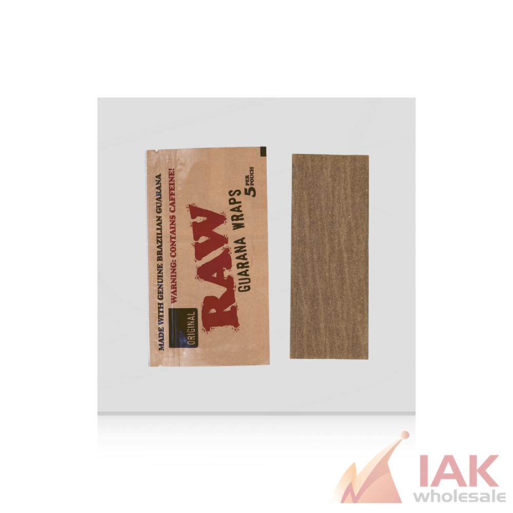 RAW Guarana Wraps 5PK 25CT
