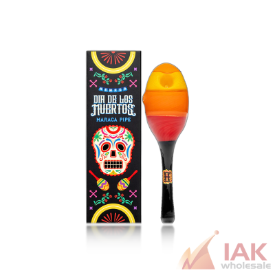 Hemper Dia De Los Muertos Maraca Hand Pipe