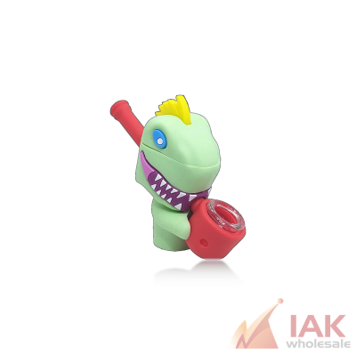 4in Silicone Dino Hand Pipe Fthan0613
