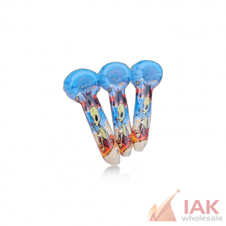 4in Alien Decal Spoon Hand Pipe Fthan0673