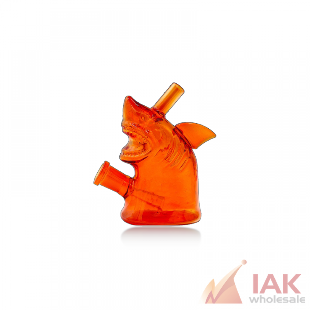 4.5IN Shark Water Pipe With 14M Male Bowl & 4mm Banger FTWAT0773