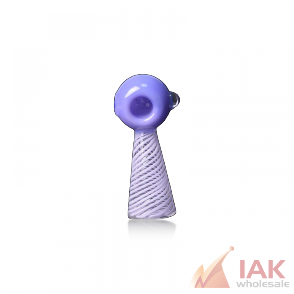 4IN Silk Color Wide Handle Spoon Hand Pipe FTHAN0688