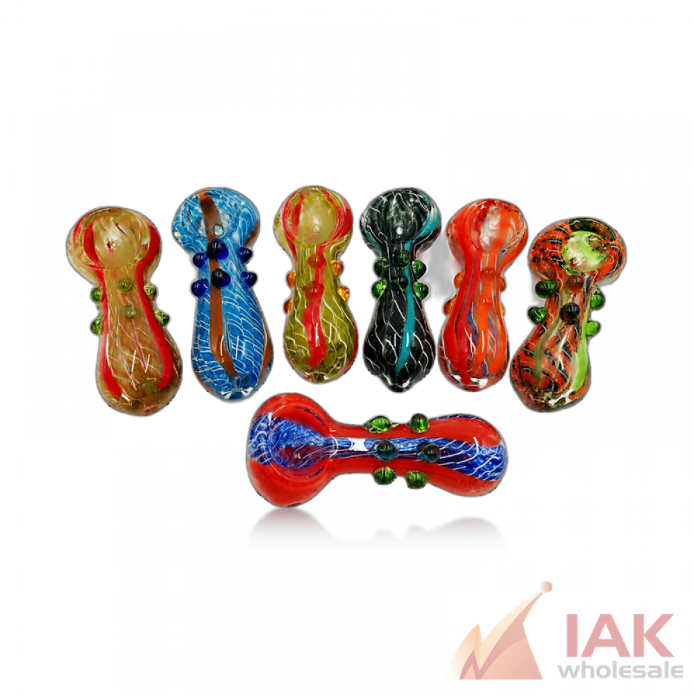 3IN Latachino Art Dot Work Hand Pipe HSHAN0001