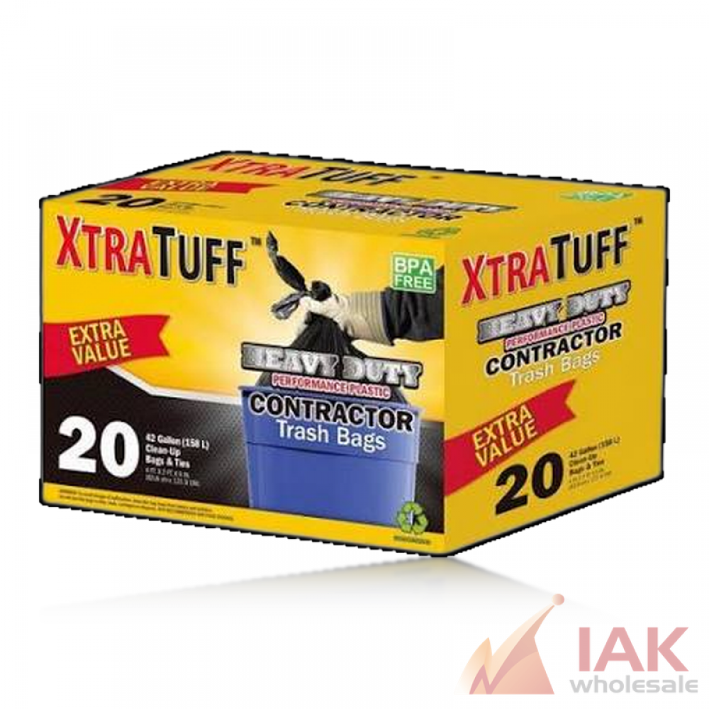 Xtratuff Trash Bag Contractor 42g 20CT Box