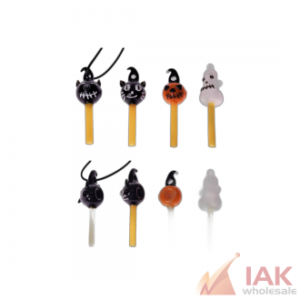 4in Halloween Necklace Hand Pipe