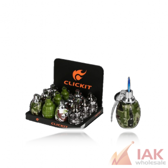 Click It Large Grenade Torch W/sound Gh-6667 12ct