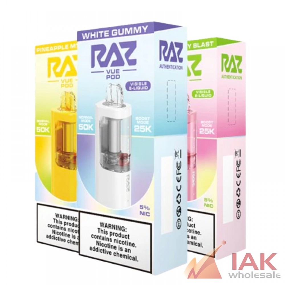 Geekvape RAZ VUE 50K Pod 65ML 5CT Display – Replacement Pod System