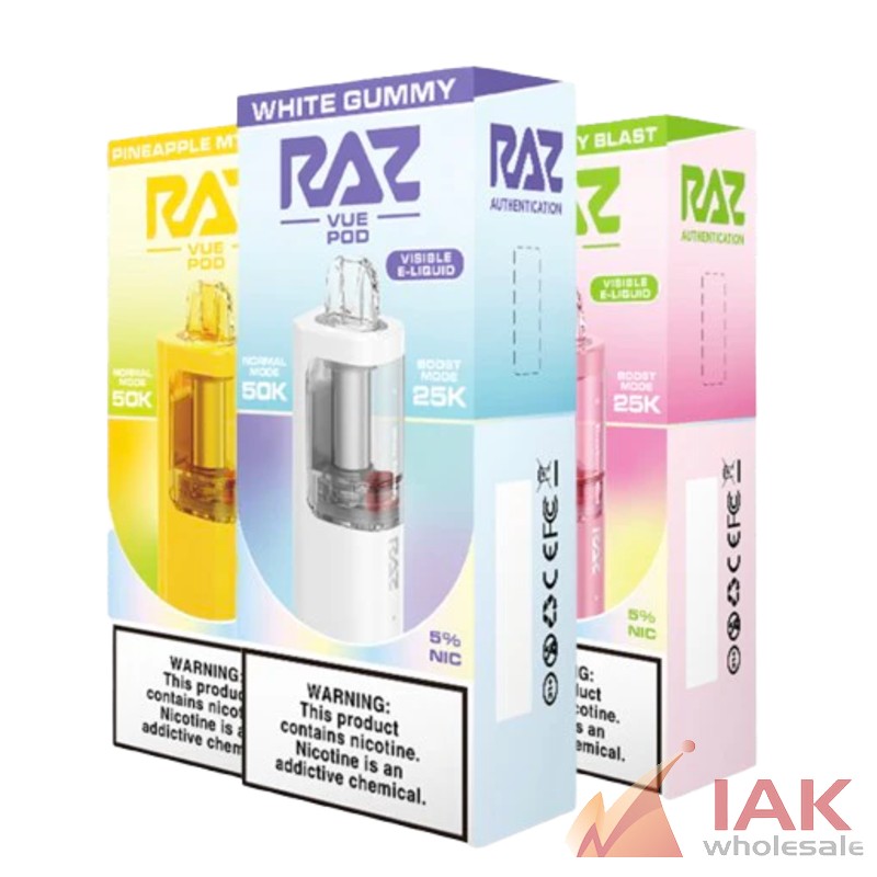 Geekvape RAZ VUE 50K Pod 65ML 5CT Display – Replacement Pod System