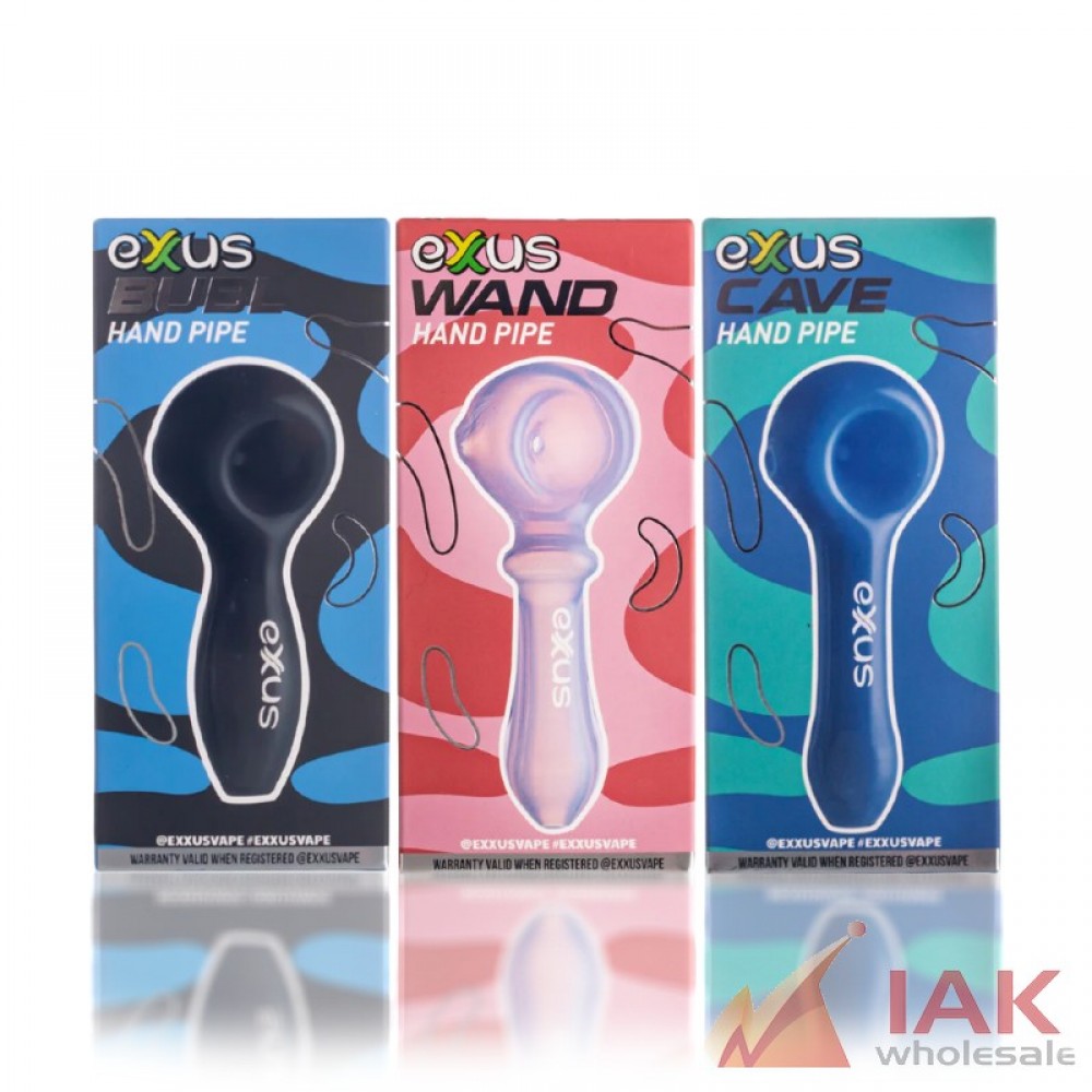 Exxus Hand Pipe 12CT Display – Bubl, Cave & Wand Styles