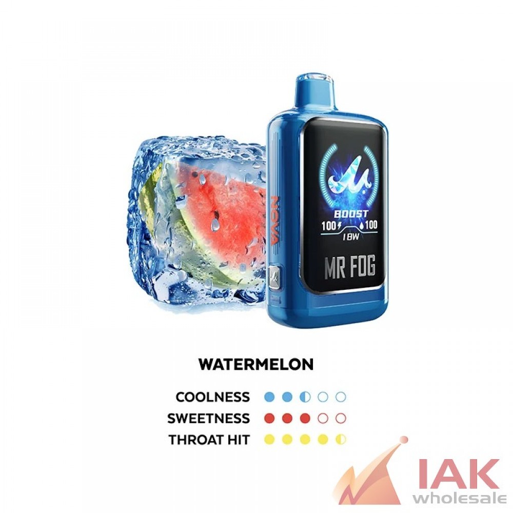 MR FOG Nova Blue Razz Steezy 36K Disposable Vape 100ML 5CT Display