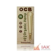 *OCB - ORGANIC HEMP CONE UNBLEACHED 1 1/4 50CT*