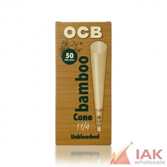*ocb - Bamboo Cone Unbleached 1 1/4 50ct*