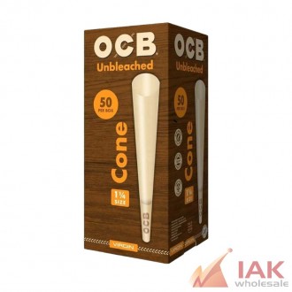 *ocb - Virgin Cone Unbleached 1 1/4 50ct*