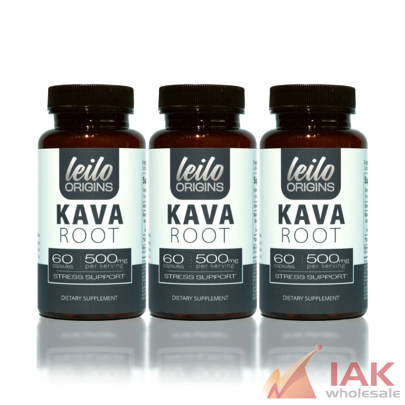 *LEILO - KAVA ROOT 500MG CAPSULE 60CT*