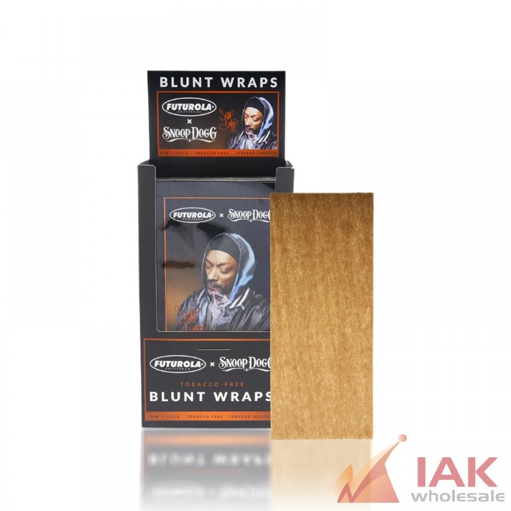 *SNOOP DOG X FUTUROLA TERPENE INFUSED BLUNT WRAP 25CT*