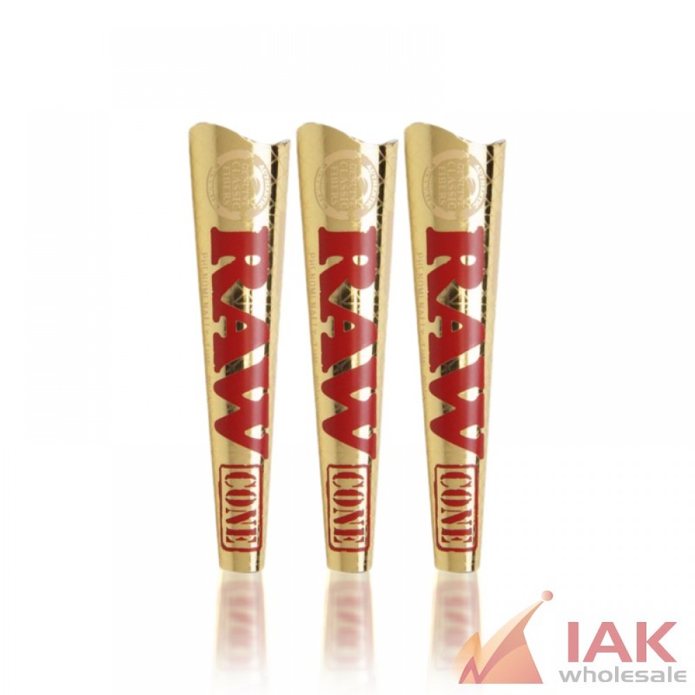 *RAW - ETHEREAL CONES 1 1/4 6PK 32CT*
