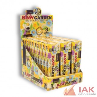 *raw - Garden Cones King Size 3pk 30ct*