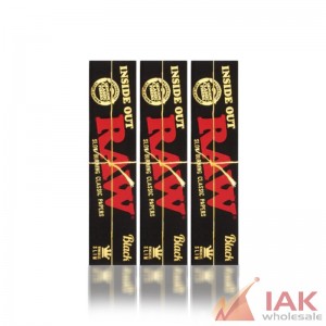 *RAW - BLACK INSIDE OUT KING SLIM PAPERS 50CT*
