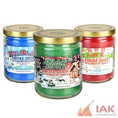 *SMOKE ODOR 13OZ CANDLE WINTER MIX 12CT*