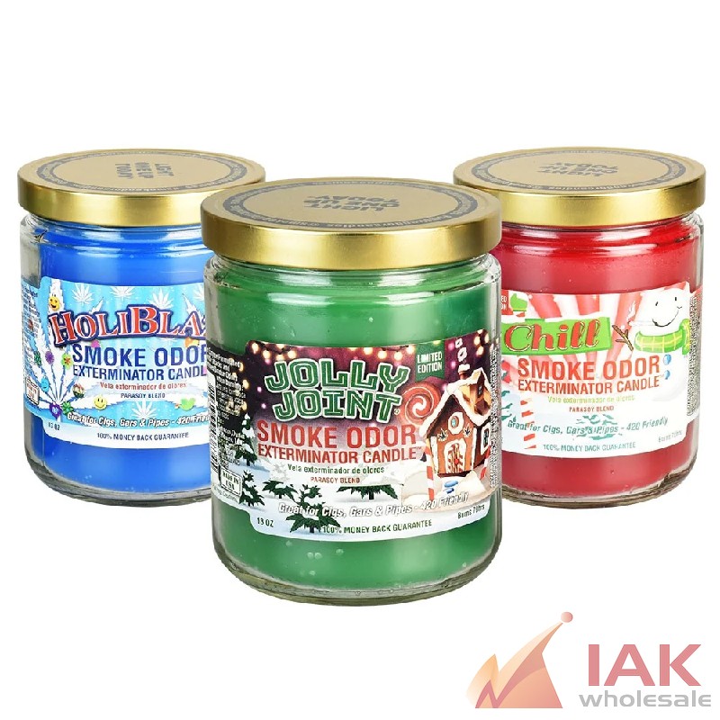 *SMOKE ODOR 13OZ CANDLE WINTER MIX 12CT*