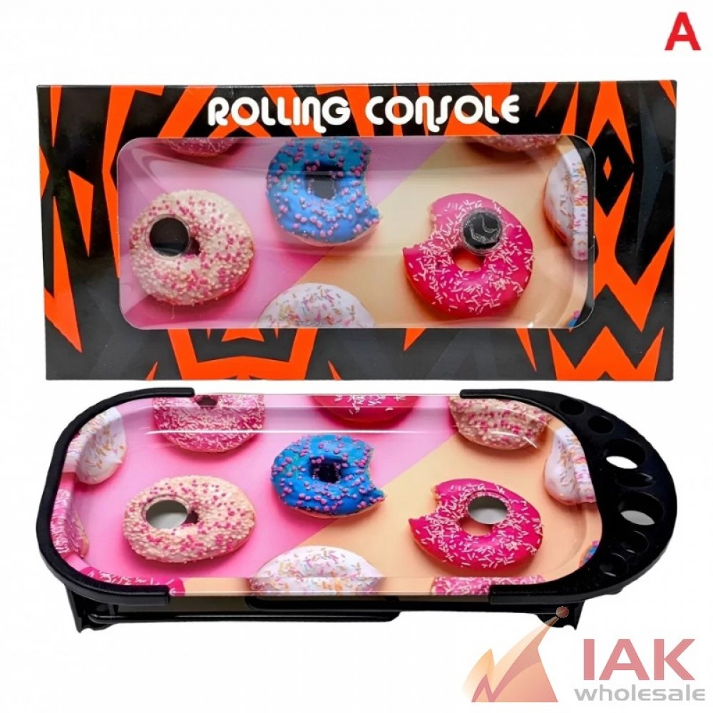 *MEDIUM METAL ROLLING TRAY SMOKING GIFT (RT100)*