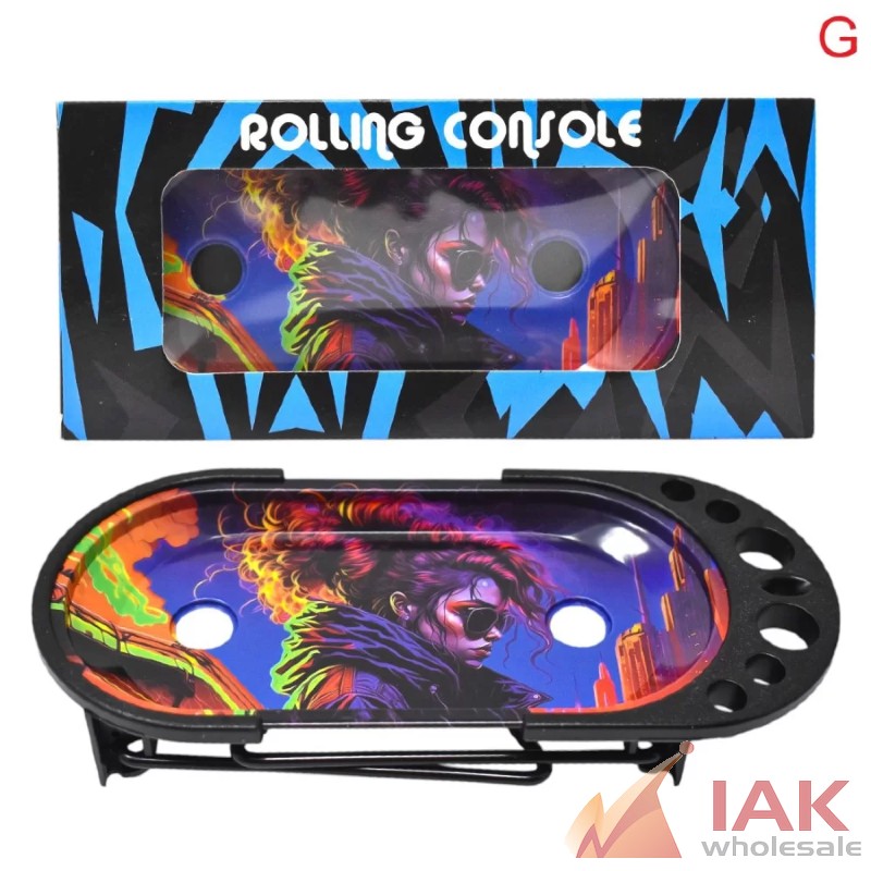 *SMALL METAL ROLLING TRAY SMOKING GIFT (RT200)*