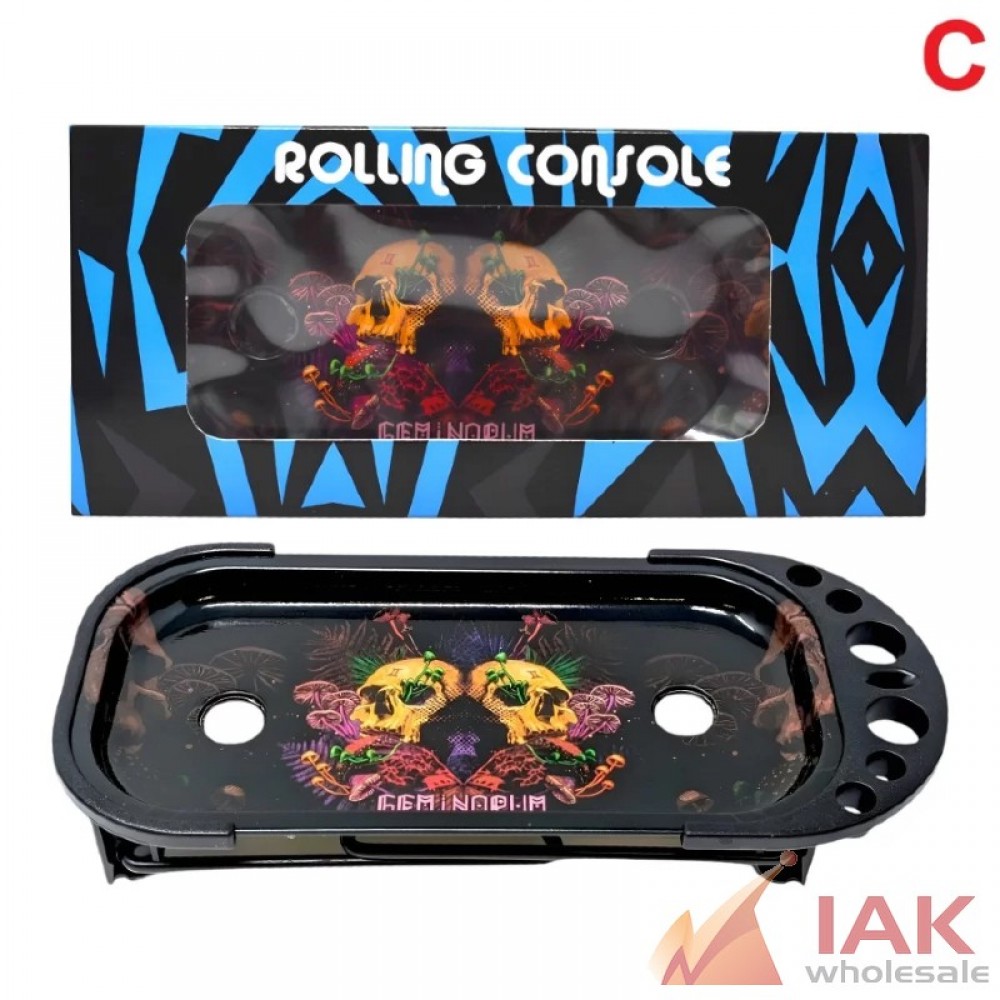 *SMALL METAL ROLLING TRAY SMOKING GIFT (RT200)*