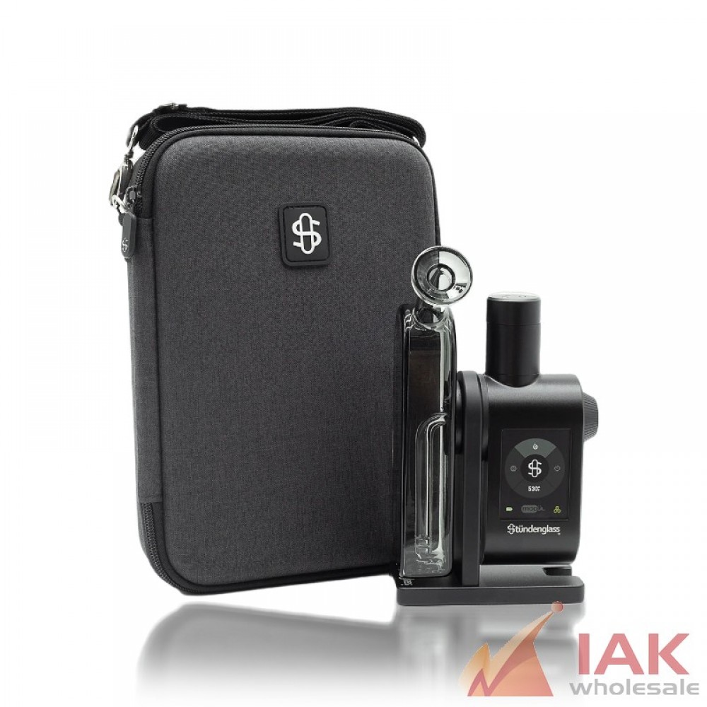 *STUNDENGLASS - BLACK MODUL GAVITY WATERPIPE TRAVEL SET*