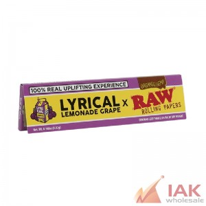 *RAW X LYRICAL LEMONADE - GRAPE KING SIZE WIDE PAPERS 50CT*