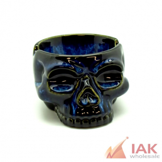 *big Blue Glaze Bowl/ashtray* 3323