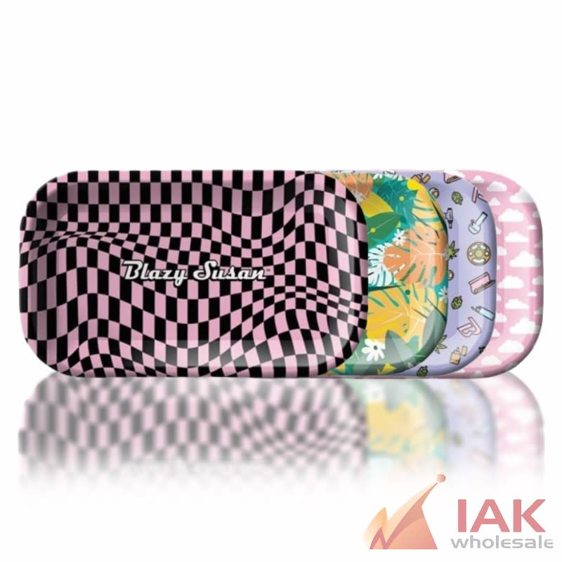 *BLAZY SUSAN - MEDIUM ROLLING TRAY W/ LID*