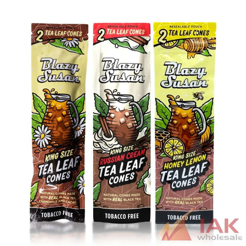 *BLAZY SUSAN - TEA LEAF CONE 2PK 10CT*