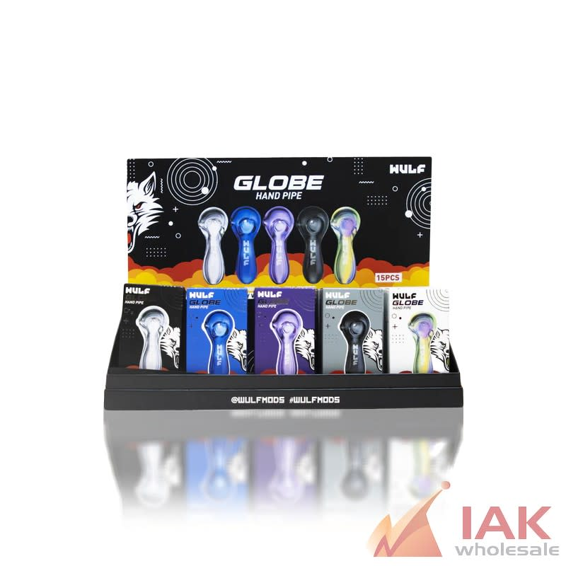 *WULF - GLOBE HAND PIPE 15CT*