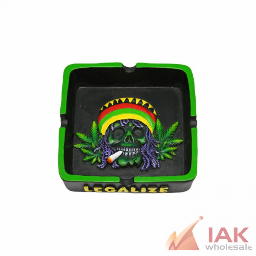 *RASTA/LEAF ASHTRAY* 2273