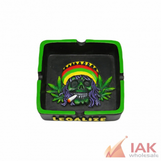 *rasta/leaf Ashtray* 2273