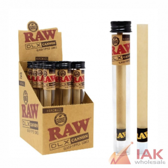 *raw - Dlx  Glass Tip King Size Cannon 12ct*