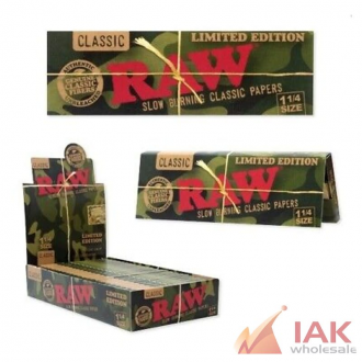 *raw - Limited Edition Camo 1 1/4 Papers  24ct*