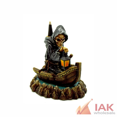 *REAPER WITH LAMP BACK FLOW INCENSE BURNER* 3074