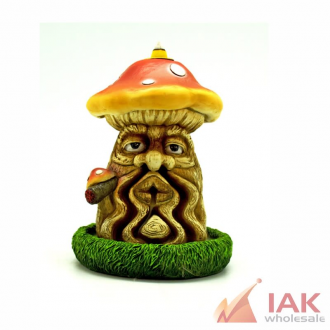 *mushroom Man Back Flow Incense Burner* 3089